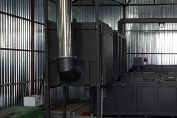 Instalașie de spălare umedă a gazelor de ardere.